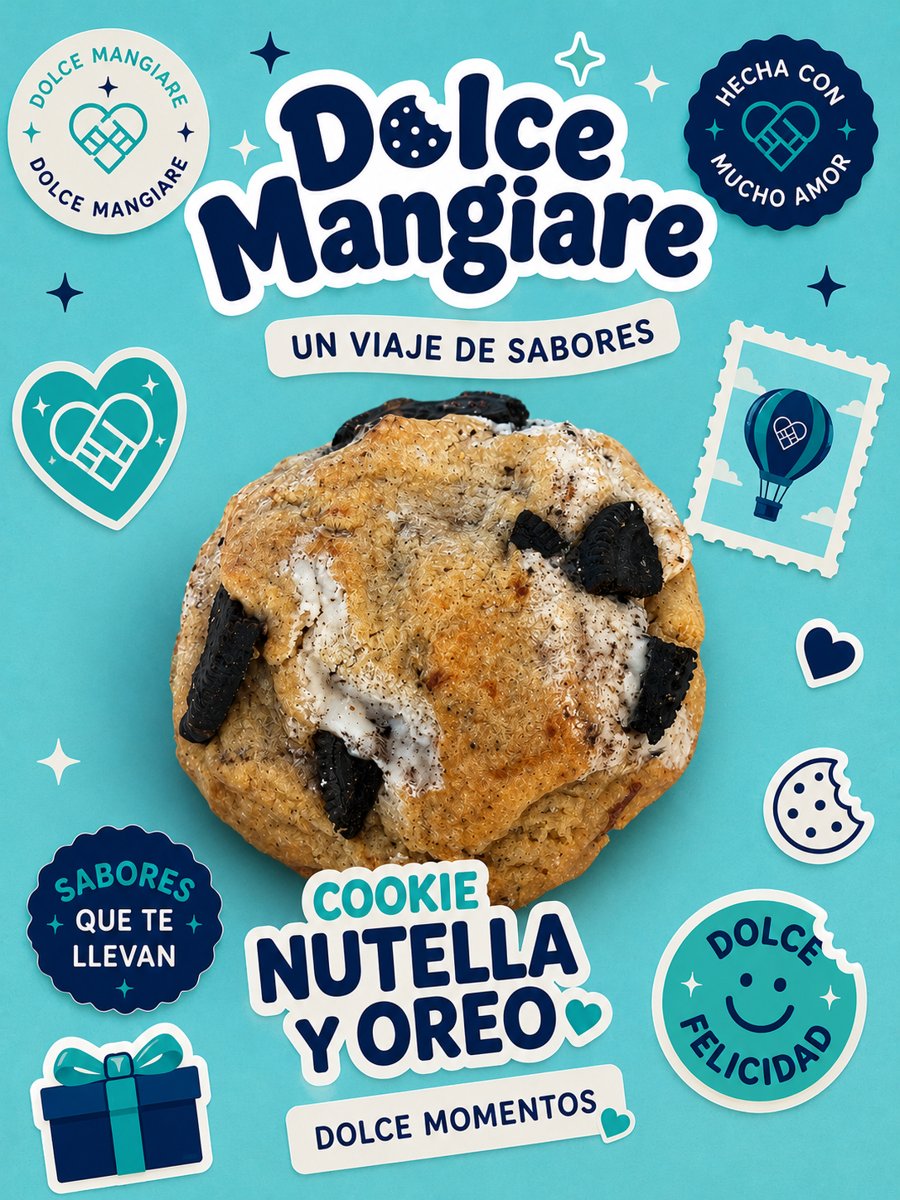 Cookie Nutella y Oreo
